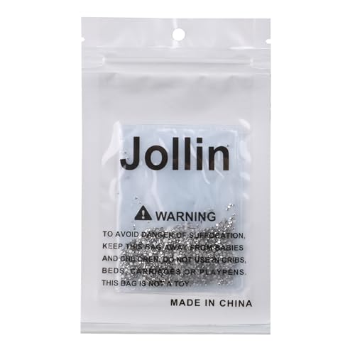 Image of Jollin Crystal Flatback Rhinestones Gems for Crafts 1.4mm SS3, Silver | Glue Fix, 2880pcs Glass Rhinestones for Bedazzling, Clothes, Tumblers, Nail Art, Shoes, Bags, Caps & Accessories Decoration