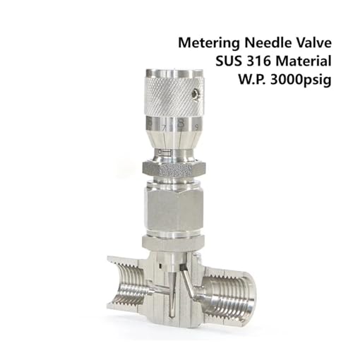 Vanne à aiguille inox 316 régulation haute précision 3000 psig