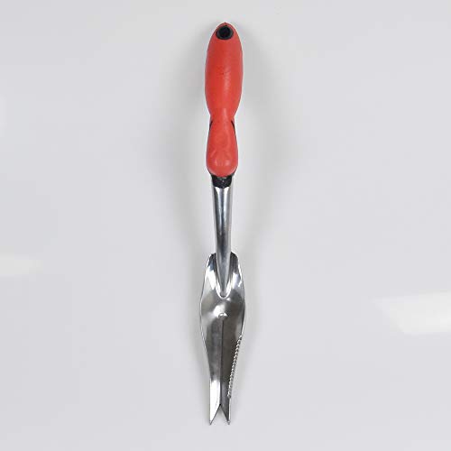 YTYL Manual Weeders Three-Claw Long Handled Lightweight Outdoor Stand Up Garden Puller Root Remover+Shovel Manual Weeder+Gardening Latex Gloves