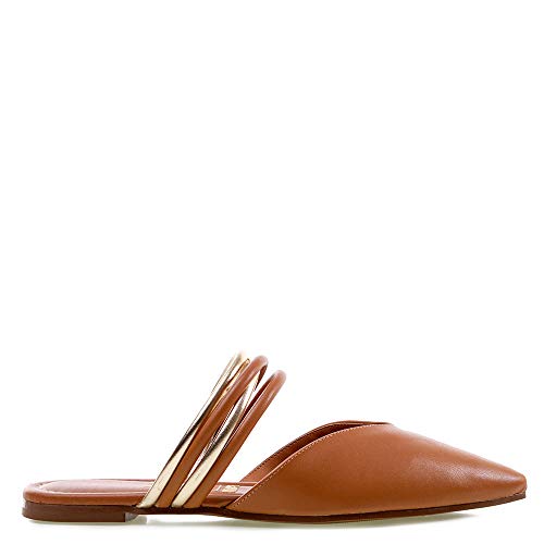 Mule Vizzano Estilosa Bege Feminino 39