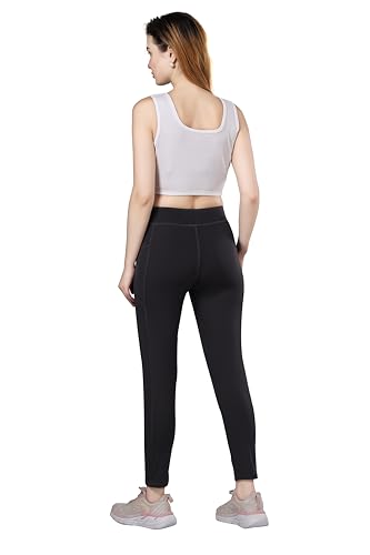 Image of TRASA Active Yoga Pants for Womens Gym High Waist with 3 Pockets, Tummy Control, Workout Pants 4 Way Stretch Yoga Leggings, Sizes - M,L,XL,2XL,3XL