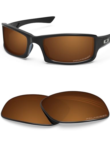 Image of BLAZERBUCK Anti-salt Polarized Replacement Lenses for Oakley Fives Squared(4+1) OO9238 Sunglasses - Amber