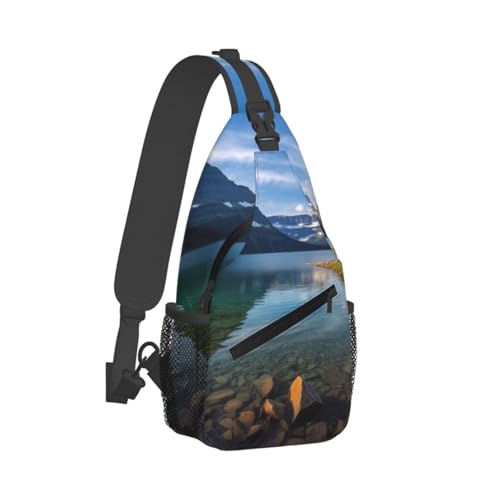Bolso Cruzado de Pecho para Hombre y Mujer Negro miniatura 2
