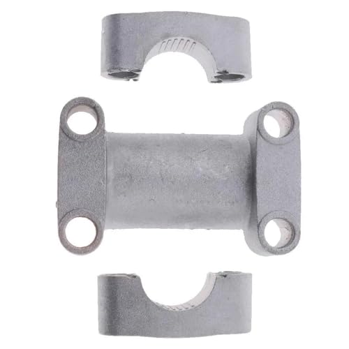 Guidon Riser 22mm argenté pour moto et dirt bike