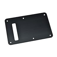 This backplate fits most (not ALL) Modern Style American/Mexican Fender Strat models with single large string slot, you may need a little modification if you use other model guitars Backplate holes may vary due to different country of origin or manuf...
