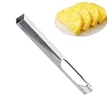 Pineapple Eye Remover Tool - V Shape Augenentferner, Schäler und Ananasschneider aus Edelstahl, für Küche und Obstladen