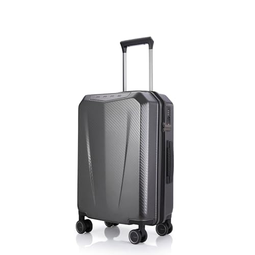 Image of Rare Rabbit Gallardo Cabin Size Carbon Fibre Hard Trolley Bag Polycarbonate Antiscratch Travel Suitcase with 8 Silent Wheels and a Sturdy TSA Lock - Luggage for Men & Women