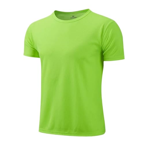ZYJBDFC Camiseta De Carrera, Fútbol, Ropa Deportiva Masculina, Malla Carrera Lenta Los Hombres, Secado Rápido-Green-m