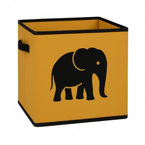Image of Sopent Toy Storage Box & Kids Organiser - Foldable Fabric Toys Organizer for Kids Room, Kids Storage Basket, Toys Box Storage for Kids (10.6 Inch)