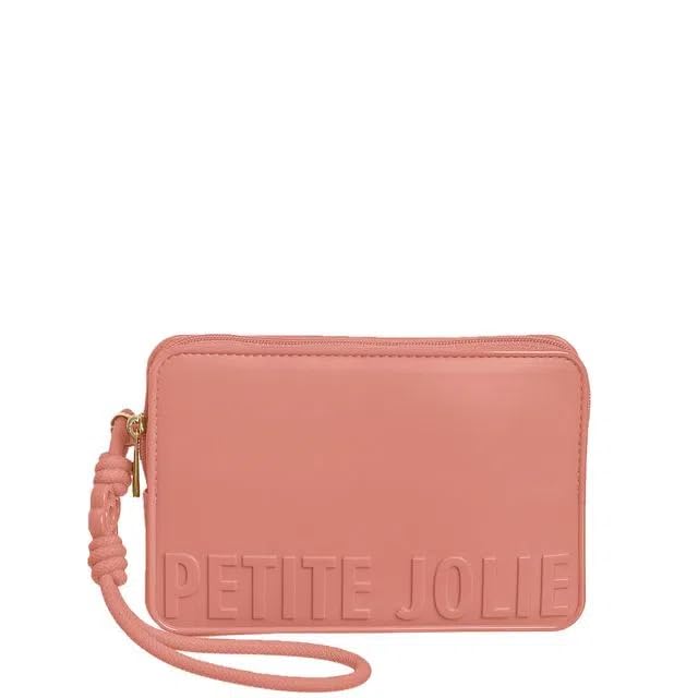 Carteira Feminina Petite Jolie C/Zíper Original Cor:Rosa Antigo