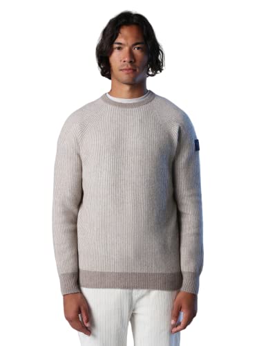 Pull homme North Sails jauge 5gg tricot à manches raglan et col rond classique