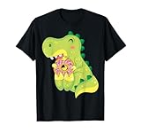 dino donut dinosaur mangiare ciambella dinosauro pasticceria t-rex donut maglietta