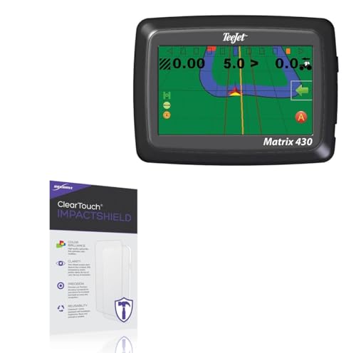 BoxWave Screen Protector Compatible with Teejet Matrix 430 - ClearTouch ImpactShield (2-Pack), Impenetrable Screen Protector Flexible Film