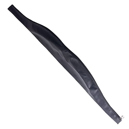 Archery Bow Bag 60 Inch Traditional Recurve Bow Case Leather Bow Storage Bag For Longbow Horse Bow (Black) #TOP1