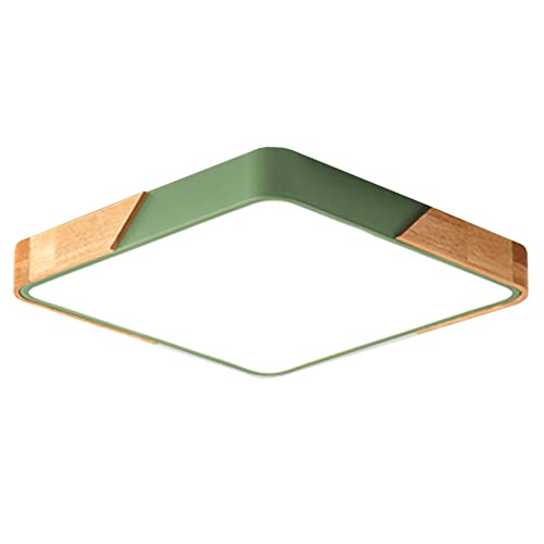DOBQHWY Herrajes Cuadrados Luces Enrasadas con Madera Lámpara Techo Súper Brillante Que Ahorra Energía Lámpara Superficie Plana Macaroon Lámparas Panel Luz Blanca Fría para Porche Dormitorio Escalera