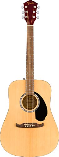 Fender FA-125 Dreadnought Acoustic Guitar - Natural Bundle with Gig Bag, Tuner, Strap, Strings, Picks, and Austin Bazaar Instructional DVD - Image 3