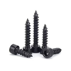 KLNCXC Innensechskantschrauben, 50 Stück Selbstschneidend