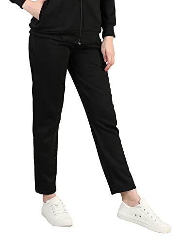 Image of CHKOKKO Women High Rise Gym Wear Sports Fitness Relaxed Track Pant