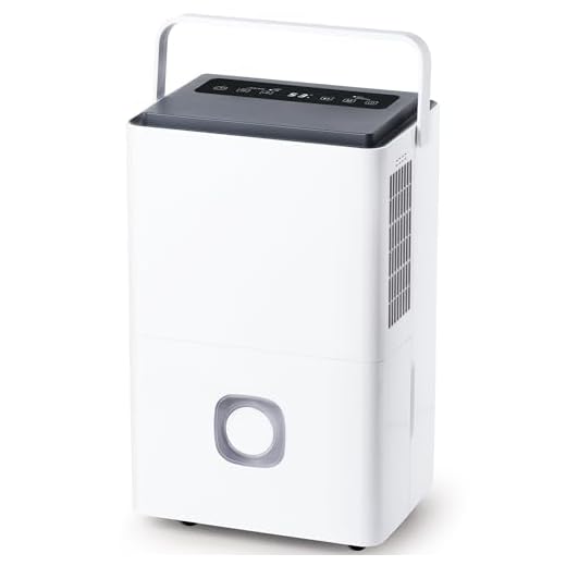 Megonia Deshumidificador Eléctrico Portátil de Humedad: 65L/Día Bajo Consumo Drenaje Continuo con Tubo y Depósito 4,5 L Silencioso para Casa/Baño/Habitación/Garaje/Oficina/Trastero