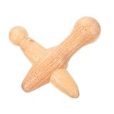 FONDOTIN Holz Massagestab Dreieckig Leicht Tragbar Pelma Acupoint Massagegerät für Fuß Reflexzonen Gesicht Nacken Schulter Rücken Massagezubehör für Zuhause und Reise