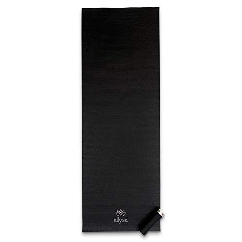 Weddingstar Customizable No-Slip Black Yoga Mat - Image 5