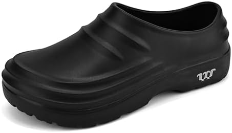 Non Slip Work Shoes for Women Men, Waterproof Slip Resistant Chef Clogs Shoes for Unisex-Adult, Ideal for Kitchen Garden Beach