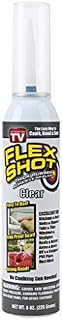 Flex Shot - Thick Rubber Adhesive Sealant Caulk, 8oz, Clear