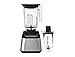 Blendtec Designer 725 WildSide (90 oz) (37 oz) Bundle Countertop Blender, 100-Speeds, Sleek and Slim, Stainless Black + Twister Jar