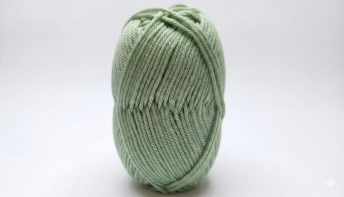 Image of Vardhman Magnus Knitting Yarn 100% Acrylic Bulky 4Ply Yarn (Pack of 1 Ball - 100g) - Knitting & Crochet Yarn for Winter Sweaters, Scarves, Blankets | Hypoallergenic, Hand Wash - Sea Green