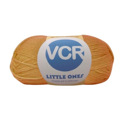 Image of VCR Yellowish Orange Yarn, 100 Grams Hank, 190 Meters Length, Acrylic Ball for Crochet and Knitting, Soft Crosia Threads, Pack of 1 Yarn, Suitable for DIY Crafts
