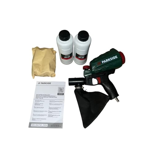 Pistolet de sablage à air comprimé Parkside - Vert - Plastique, Métal - Sandblaster - Maintenu