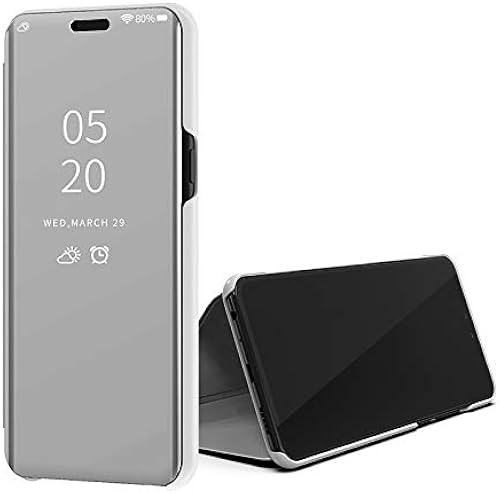 Custodia Specchio Placcatura Vista Chiara Funzione Stand Flip Custodia per Xiaomi Redmi Note Pro Argento Custodia Specchio Placcatura Vista Chiara Funzione Stand Flip Custodia per Xiaomi Redmi Note Pro Argento