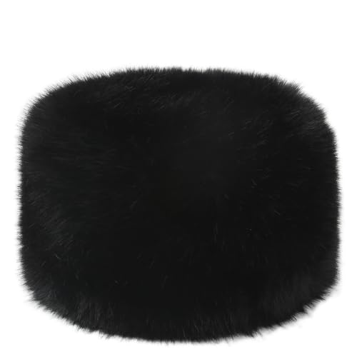 Gorro de piel sintética estilo ruso para mujer miniatura 1