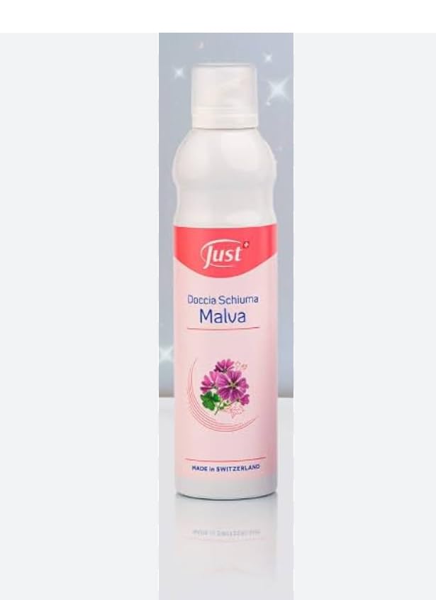 Just Szwajcarska pianka pod prysznic z ekstraktem z malwy, 200 ml