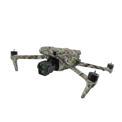 Image of MightySkins Carbon Fiber Skin Compatible with DJI Air 3 - HTC Green | Protective, Durable Textured Carbon Fiber Finish | Easy to Apply, Remove, and Change Style