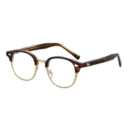 Lunettes anti-lumière bleue hommes TR90 Léopard idéales pour le télétravail et les jeux video