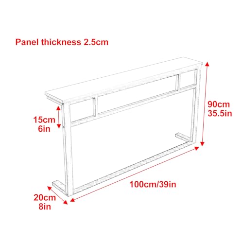 Étagère de radiateur multifonction en acier épais avec rangement pour couloir et foyer - 3