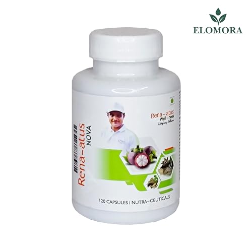 Image of Capsules for Wellness - Nutra-ceuticals - Renatus Nova Capsule with 12 Natural Ingredients - 120 Capsules - (Pack of 1) for Well-Being