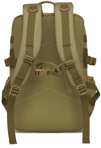 Image of Wotony Military Tactical Backpack for Men Waterproof Daypack 3 Day Assault Pack Molle Bag with Water Bottle Holder