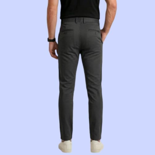 Image of Men's Formal Trousers | Premium Lycra Stretch Pants | Standard Fit | Comfortable Office, Business & Casual Wear | Stylish Men's Bottom Wear