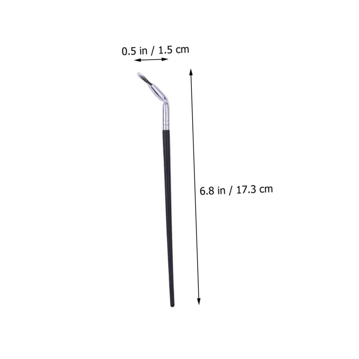 BESTYASH Lash for Mascara 2pcs Eye Brow Curved Makeup Brush Set for Eyeshadow Easy to Carry