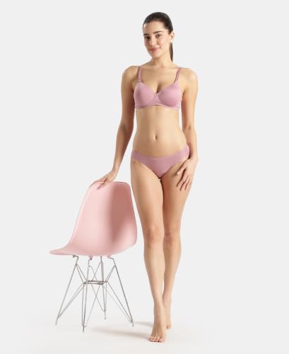 Image of Jockey 1803 Women Medium Coverage Micro Modal Elastane Stretch Bikini with Concealed Waistband and StayFresh Treatment