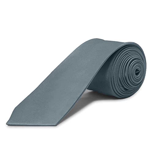 OcioDual Krawatte Hellgrau Krawatte Herren, Krawatten für Herren, Tie, Klassisch, Elegant für Feiern, Events, Hochzeitskrawatten, Partys, Geschäftsleute, Gravatas Hommes
