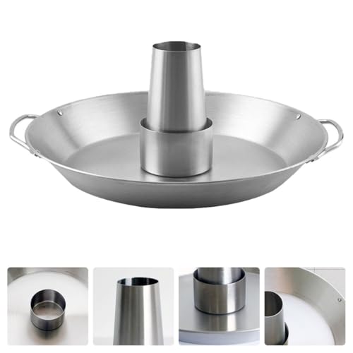 Support à Poulet Grillé de forme ronde accessoire barbecue complet - 3