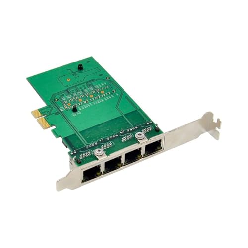 Tarjeta de Red Ethernet Gigabit PCI-E X1 de 4 Puertos RJ45 con Chips RTL8111F y ASM1184E miniatura 3
