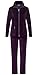 Produktbild Morgenstern Trainingsanzug Hausanzug Damen Set Samt Nicki Velours Größe L Farbe dunkel lila (burgund)