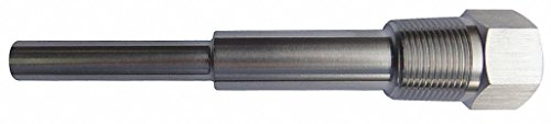 Bimetal Thermowell, 304SS, 1/2 NPSM