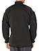 Tru-Spec Cold Weather Combat Shirt 1/4 Zip Men’s Grid-Fleece Insulated Top, Reinforced Shoulders & Elbows, Sleeve Pockets, Mandarin Collar, Black - XLR