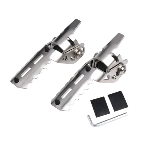 18-26mm jo[T I[goC ] tgtbgyO ܂肽ݎtbgXg ̂߂ R1250GS R1200 GS ADVp tbgy_ oCN(Silver)