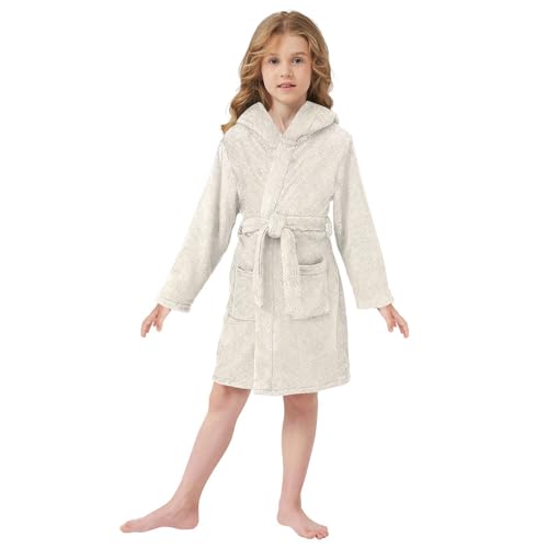 GuoChe Bathrobes For Girls Close Texture Hooded Robes2